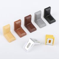 20pcs Nylon Plastic Corner Brackets Right Angle 90 Degree Cabinet Furniture Closet Angle Connecting Connector Fixing Hardware