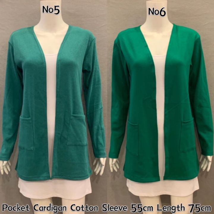 pocket-cardigan-cotton-cardigans-borong-murah