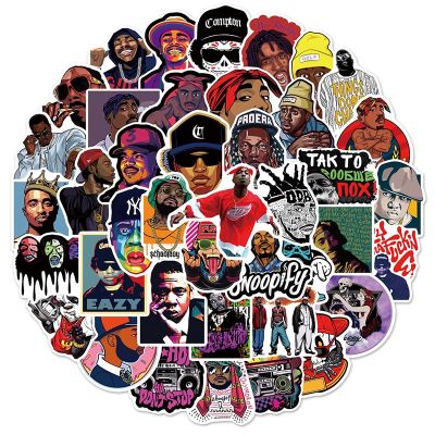 >2023 Extra 103050pcs Hiphop Music Cool Rapper Stickers DIY Travel Luggage Phone Laptop Waterproof. Classic Toys Decal Rap Star Stickers