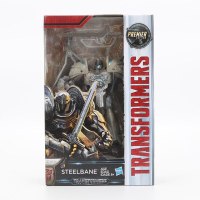 Hasbro ทรานส์เฟอเมอร์ของเล่นอัศวินครั้งสุดท้าย Premier Edition Steelbane Deluxe Dinobot Slug Autobot Sqweeks คอลเลกชันตัวเลขการกระทำ