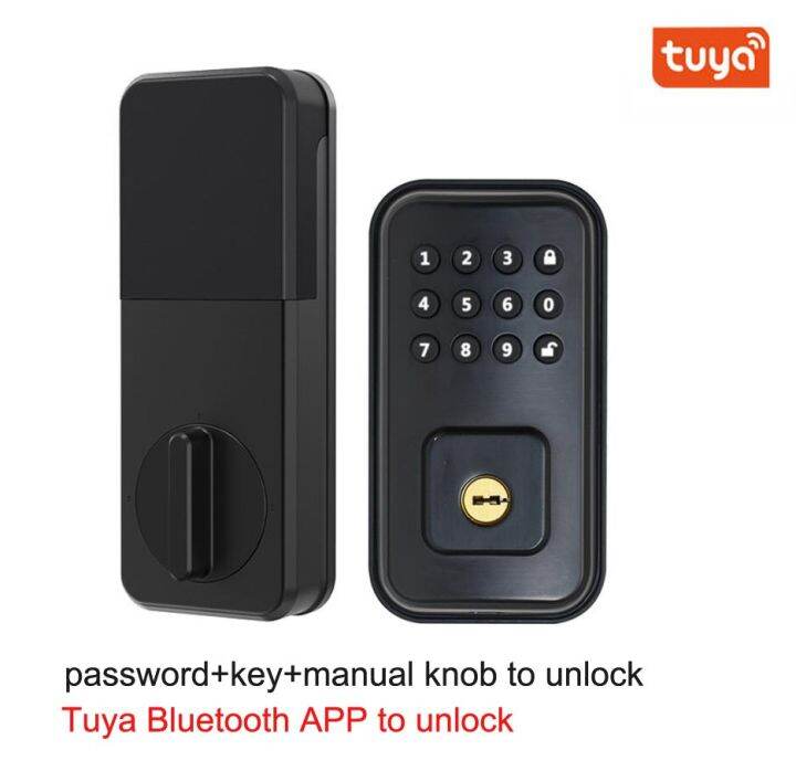 tuya-ล็อคด้วยกุญแจระบบอัตโนมัติอัจฉริยะ-deadbolt-สำหรับโรงแรมสำนักงานล็อกประตูเพื่อความปลอดภัยดิจิทัล