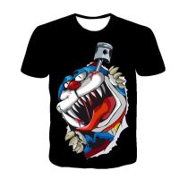 T-SHIRT VIRAL DORAEMON ZOMBIE T-shirt High quality 3D printing Shirt men Fahsion leisure sports T-shirt