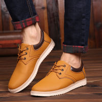 Men Leather Casual Shoes Men 2020 Summer Brand Comfortable Flat Shoes for Men Trendy Sneaker Men Lace Up Oxfords Shoes