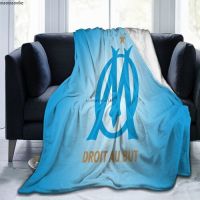 Olympique De Marseille Throw Blanket Marseille Football Soft Warm Lightweight Blanket for Travel Ho Bedspread for s Kids