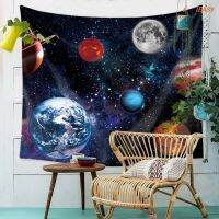 ผ้าม่านตกแต่งบ้านลาย Galaxy Stars tapestries 5211028❖