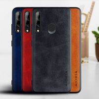 เคสเคสสำหรับหัวเหว่ยวินเทจสุดหรู P30 Lite Pro Funda,ปกหนังวินเทจหรูหราพร้อมฝาครอบ PC แบบแข็ง TPU สำหรับ Huawei P30 Lite Pro Coque Capa