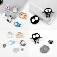 【Fashion house]ญี่ปุ่นมิยาซากิฮายาโอะอะนิเมะน่ารักการ์ตูนเข็มกลัด Totoro เคลือบ Pins แอมป์; เข็มกลัดสำหรับผู้ชายผู้หญิงกระเป๋าเป้สะพายหลังปกปกป้ายเข็มกลัด