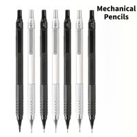 Lele Pencil】ดินสอกดโลหะอัตโนมัติจุดศูนย์ถ่วงต่ำ0.3/0.5/0.7 // เครื่องเขียนนักเรียนดินสอวาดภาพสเก็ตช์2.0มม.
