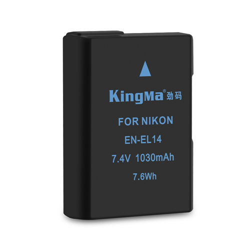 kingma-nikon-en-el14-1030mah-battery-and-lcd-dual-charger-kit-for-nikon-d3100-d3200-d3300-d3400