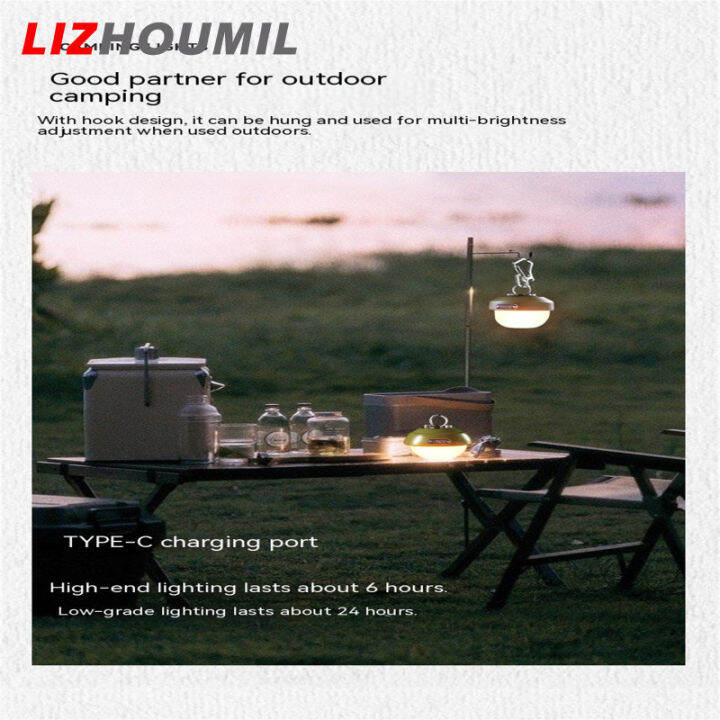 lizhoumil-โคมไฟตั้งแคมป์กลางแจ้ง3โหมดแสงอเนกประสงค์ตะเกียงตั้งแคมป์ชาร์จ-usb-พร้อมตะขอดีไซน์