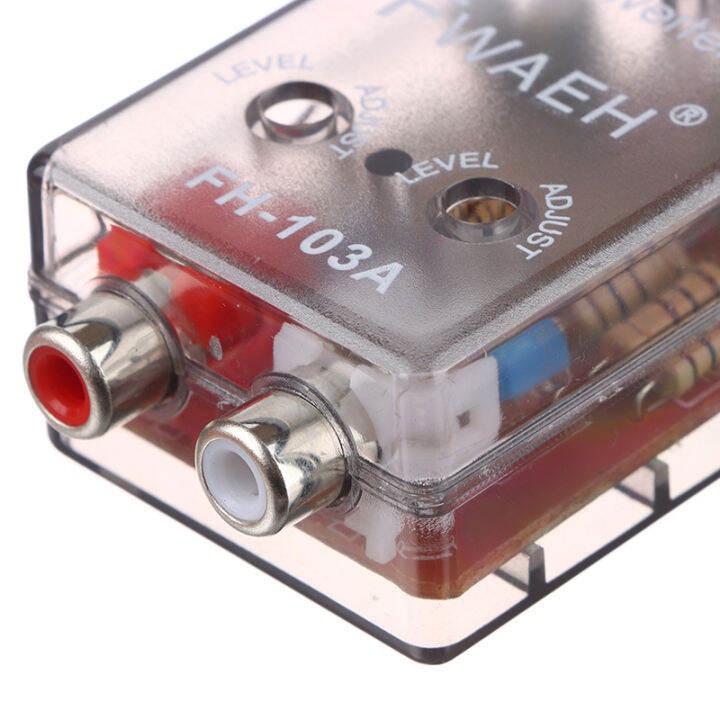 ZHANTONG High Level Speaker Signal To Low Level RCA Adapter Car Audio