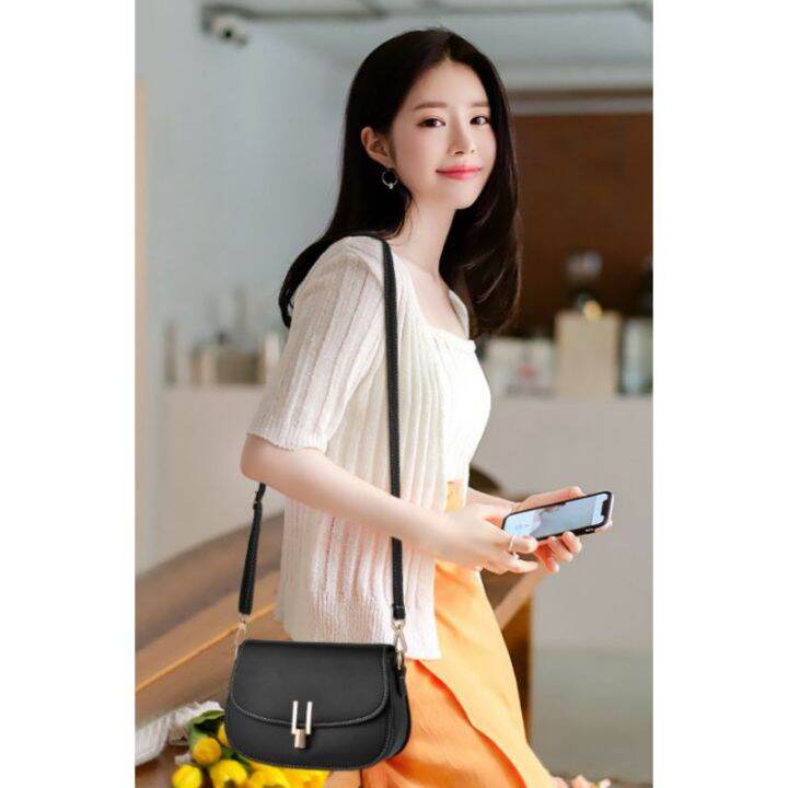 YQY 2152 korean flap messenger leather sling bag beautiful Lazada PH