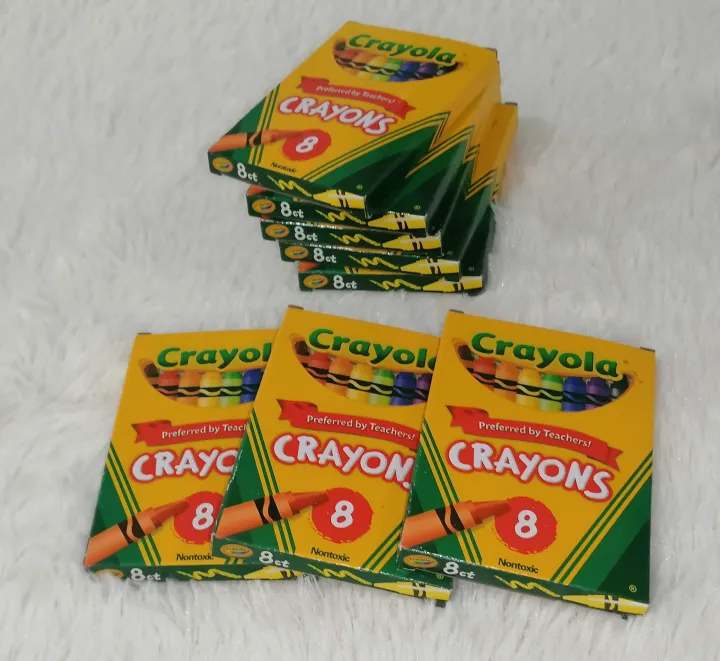 Preferred by Teachers Crayola Crayons 8 colors Learn And Play for Home ...