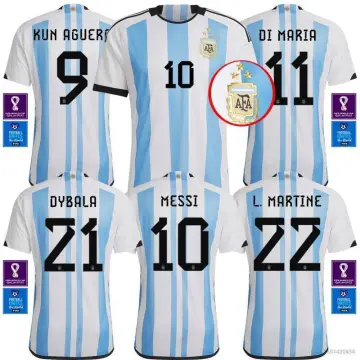 Argentina Champions Three Stars Marcos Acuña 8 Youth Home Jersey - Praise  To Heaven