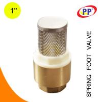 สปริงฟุตวาล์วทองเหลือง  brass spring foot valve 1/2", 3/4", 1", 1.1/4", 1.1/2"