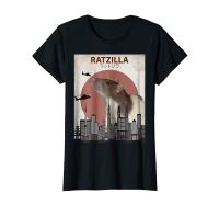 Men Tshirt The New Ratzilla Rat Tshirt Cute Japanese Mouse Lovers Cool