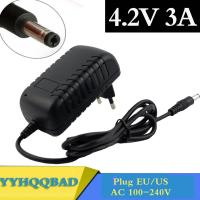 4.2V 3A 5.5*2.1mm AC Power Supply Adapter Charger For 1series 4.2V 3.7V 3.6V 18650 Li-ion