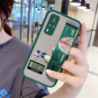 UCUC เคสโทรศัพท์เคสสำหรับ VIVO Y31 2021 (มีสายรัดข้อมือ) กันกระแทก Frosted กลับ NASA Space Moon เคสใส่โทรศัพท์ Soft Edge Full ฝาครอบเลนส์ป้องกันเลนส์โทรศัพท์บางเฉียบกรณี Vivoy31