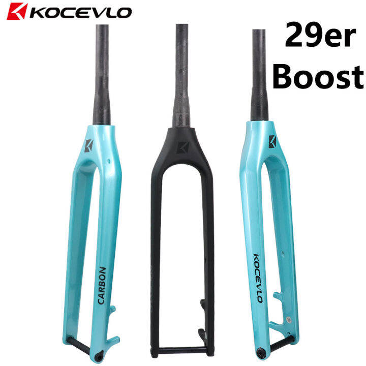new KOCEVLO Boost MTB Carbon Fork 29er 110*15mmDownhill Fork Mountain