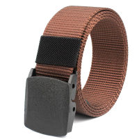 Belt Webbing Buckle Regular Army Belts Unisex Canvas Mens