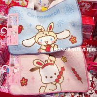 60 x 40Cm Sanrio Cinnamoroll Pochacco New Year Series Mat Cute Cartoon Water-Absorbent Carpet Anime Plush Toy Girl Birthday Gift