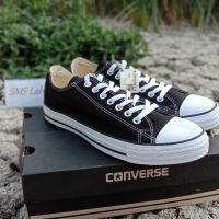 Converse All Star OX   Black Color   ตัว Classic ยอดฮิต!! พร้อมอุปกรณ์ของแถม ส่งฟรี!!