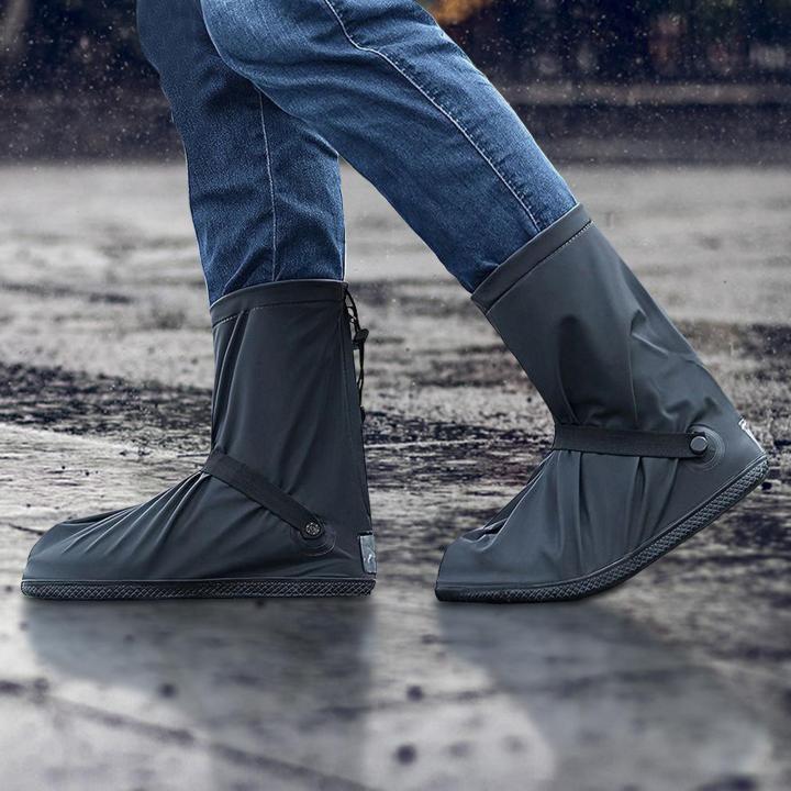 yotijar-รองเท้าบูทหน้าฝนพีวีซีใช้ซ้ำได้สำหรับกลางแจ้งชายหญิงตั้งแคมป์รองเท้ากันน้ำ