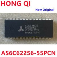 1PCS New Original AS6C62256-55PCN AS6C62256 in-line DIP-28 WATTY Electronics