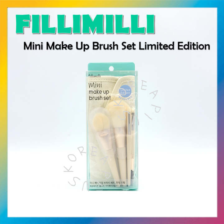 [FILLIMILLI] Mini Make Up Brush Set Limited Edition Lazada