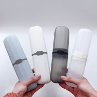 Travel Portable Toothbrush Toothpaste Holder Storage Box Case Pencil Container Cup Bathroom Accessories Outdoor Hiking Camping