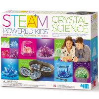 4M Steam Deluxe - Crystal Science ชุดคริสตัล สร้างผลึกคริสตัลเรืองแสง ได้มากกว่า 10 อย่าง ของเล่นเสริมทักษะ วิทยาศาสตร์