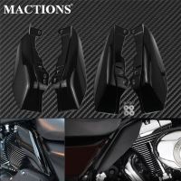 Motorcycle Mid-Frame Air Deflector Heat Shield Black For Harley Tou Road Electra Street Glide Road King FLHR FLHX 2009-2023