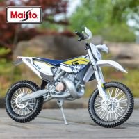 1:12 Husqvarna Fe 501ยานพาหนะหล่อตายงานอดิเรกสะสมของเล่นแบบจำลองรถมอเตอร์ไซค์