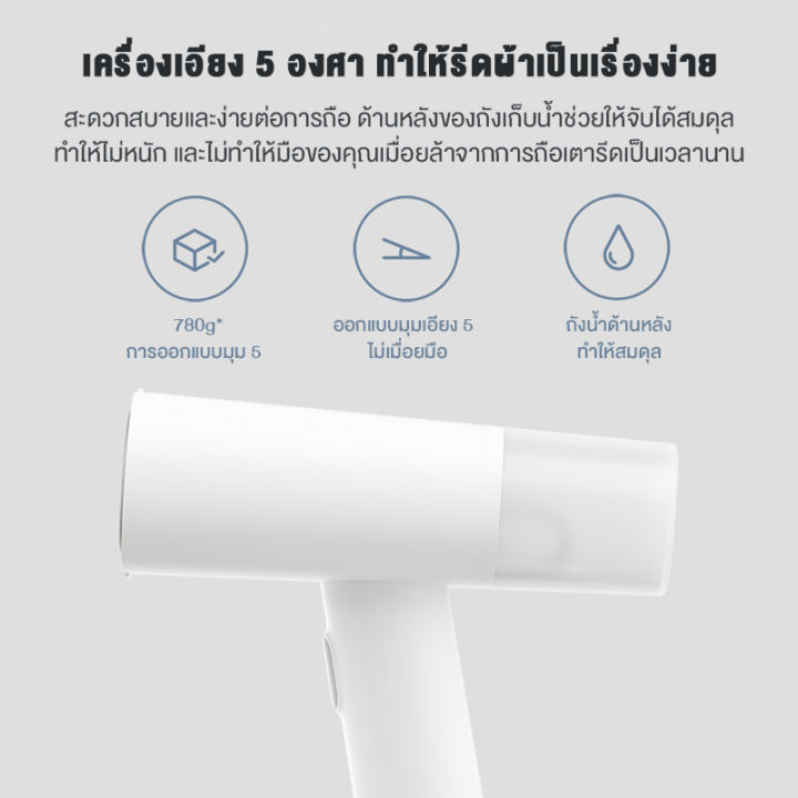 xiaomi-mi-handheld-ironing-machine-steam-iron-เตารีด-xiaomi-เตารีดผ้าไอน้ำ-เตารีดไอน้ํา-เตารีดไอน้ำพกพา-รีดผ้าไอน้ำ-เครื่องรีดถนอมผ้า-เครื่องรีดผ้า