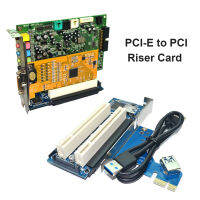 PCI-E To Dual PCI Riser Card Extender Desktop PCI Express Adapter USB Converter Notebook Smartphone Expansion Converter