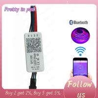 PRETTY IN PINK 1 RGB/RGBW ตัวควบคุมแอลอีดี SP110E ระบุแอดเดรสได้เอง DC5-12V ตัวควบคุมบลูทูธ LED ที่มีคุณภาพสูง การควบคุมแอป ตัวควบคุมพิกเซล LED สำหรับ WS2811 WS2812B SK6812