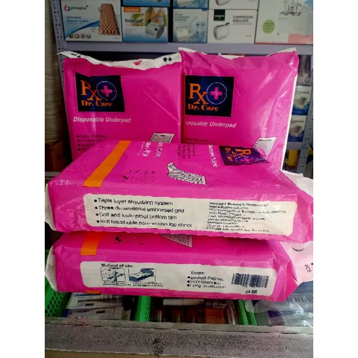 onsaleUNDERPAD DISPOSABLE Rx Dr. Care 10PCS (Rx Dr. Care) Lazada PH