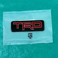 โลโก้* TRD ติดรถ Toyota  ขนาด* 3 x 8.7 cm ราคาต่อชิ้น