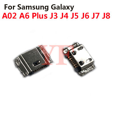 10ชิ้น Asal untuk A02 Samsung Galaxy A022 A6บวก J8 J4 J4 J6 J7 J5 J3 Pro A10 J530 J1 Usb Mengecas Penyambung Port Dok