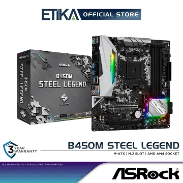 ASRock B450M Steel Legend AM4ソケット-