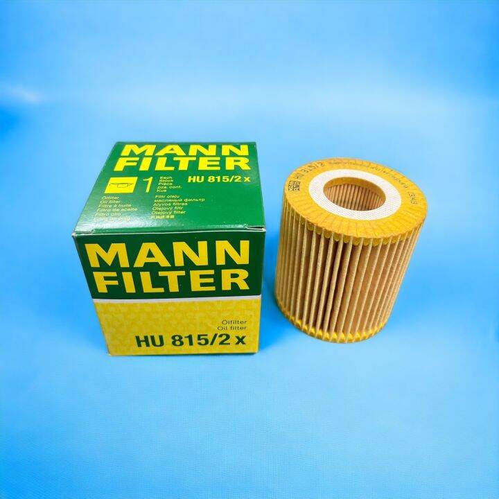 กรองน้ำมันเครื่อง-กรองเครื่อง-ยี่ห้อ-mann-filter-hu815-2x-สำหรับ-bmw-เครื่อง-n42-n46