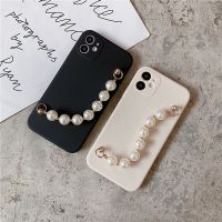 [2023] สร้อยข้อมือไข่มุกเคสโทรศัพท์สำหรับ OPPO Reno 6 5 Lite 4Z 7 4G 6Z 7Z 5Z 2 2Z 2F ค้นหา X5 Lite X3 Neo Pro กรอบซิลิโคนนิ่ม