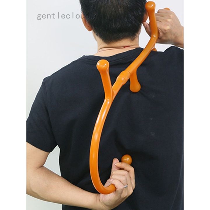 Gc Point Self Massager Theracane Body Muscle Relief Back Massage Hook Muscle Pressure Stick