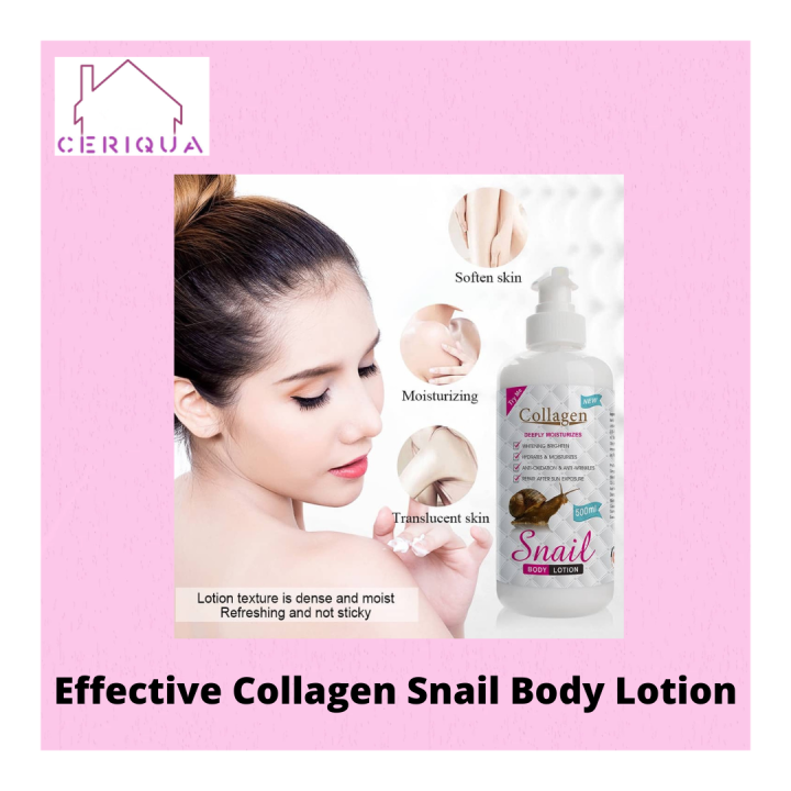 Collagen Snail Body Lotion 500ml Lazada PH
