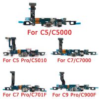 ชาร์จพอร์ตสำหรับ Samsung Galaxy C5 C7 C9บอร์ดซ่อมโทรศัพท์มือถือมืออาชีพเต้ารับ Pcb ขั้วต่อ Usb อะไหล่ซ่อมชิ้นงอสำหรับเปลี่ยน