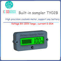 TY02B Coulomb เคาน์เตอร์ Li-Ion Lifepo4ตะกั่วกรดพลังงานแสดง Coulometer เมตรตัวบ่งชี้20A 12โวลต์24โวลต์36โวลต์84โวลต์120โวลต์