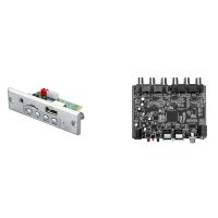 1 Pcs 2X25W Amplifier Mp3 Player Decoder Board 6V-12V &amp; 1 Pcs Home Theater Decoder Amplifier Decoding Board