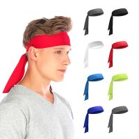 【HOT】 1pc Solid Color Tennis Headband Sweatband Stretch Elastic Fitness Gym Running Yoga Hair Bands Men Women Outdoor Sports Headband