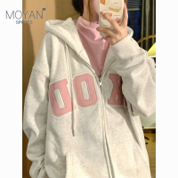 Moyan Sports เสื้อกันหนาว ผญ เสื้อแขนยาวผญ เสื้อกันหนาว เสื้อฮู้ดหญิง สต๊อกพร้อม เสิ้อผ้าแฟชั่น เกาหลี 2022ใหม WWY2390XOH 37Z230914