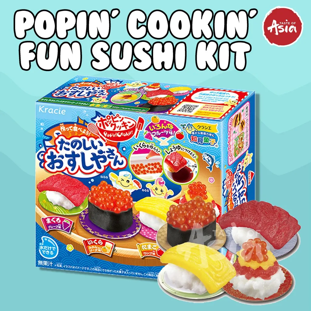  Kracie Popin Cookin Sushi Making Kit (Grape Flavor) : Grocery &  Gourmet Food